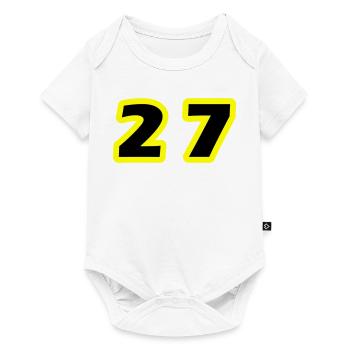 27 Number Symbol - Baby Premium short-sleeve bodysuit - white - Front
