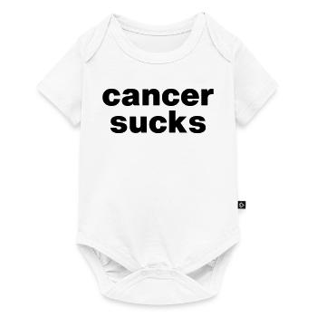 Le cancer, c’est vraiment dur - Body à manches courtes Premium Bébé - blanc - Devant