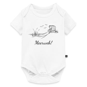 Meerweh! - Baby Premium Kurzarmbody - Weiß - Vorne