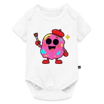 Palette Pop Donut Artist - Baby Premium short-sleeve bodysuit - white - Front