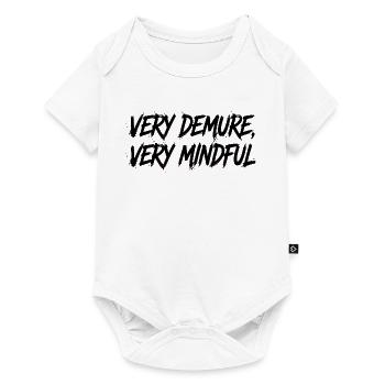 Very Demure Very Mindful - Baby Premium short-sleeve bodysuit - white - Front
