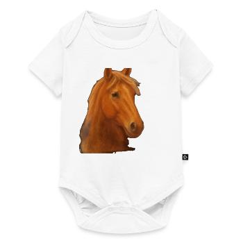 Pastel Horse - Baby Premium short-sleeve bodysuit - white - Front