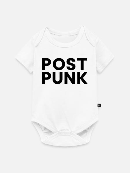 Post-Punk-Logo - Baby Premium Kurzarmbody - Weiß