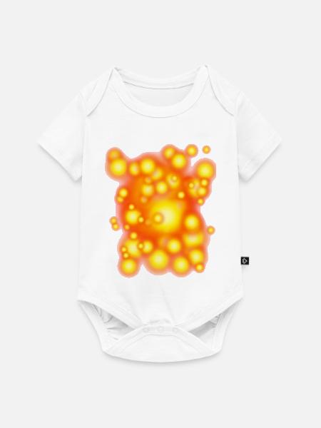Glühende Orbens - Baby Premium Kurzarmbody - Weiß