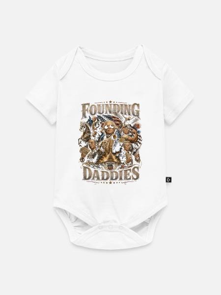 Gründungsväter, 4. Juli - Baby Premium Kurzarmbody - Weiß