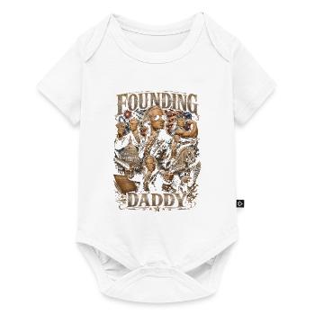 Founding Father Alexander Hamilton, July 4 - Baby Premium short-sleeve bodysuit - white - Front