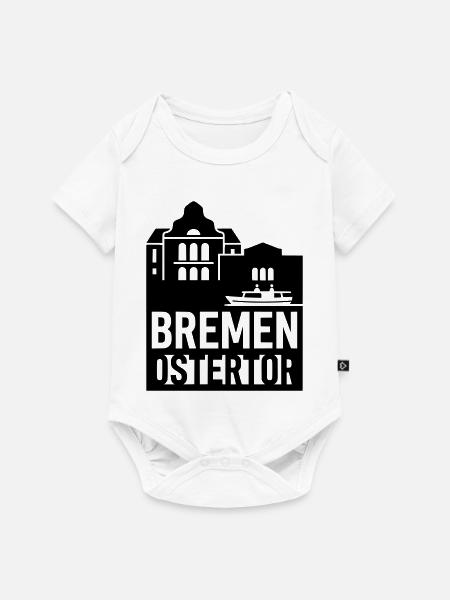 bremen ostertor - Baby Premium Kurzarmbody - Weiß