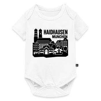 München Skyline Haidhausen - Baby Premium Kurzarmbody - Weiß - Vorne
