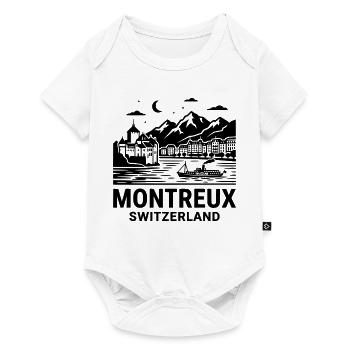 Montreaux, Suisse - Body à manches courtes Premium Bébé - blanc - Devant