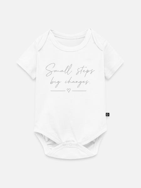 66D17C01-9079-4596-8B8A-702914565364 - Baby Premium Kurzarmbody - Weiß