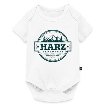 Resin Explorers | Vintage Adventure Badge - Baby Premium short-sleeve bodysuit - white - Front