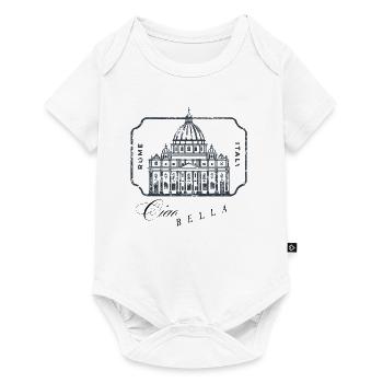 Rome Basilica Stamp Art - Baby Premium short-sleeve bodysuit - white - Front