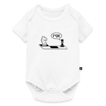 Chess Chessboard Funny Chess Pieces - Baby Premium short-sleeve bodysuit - white - Front