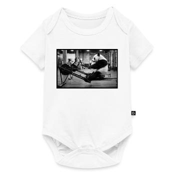 Aviron Panda - Body à manches courtes Premium Bébé - blanc - Devant
