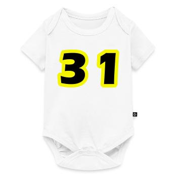 31 Number symbol - Baby Premium short-sleeve bodysuit - white - Front