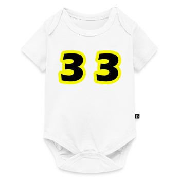 33 Number Symbol - Baby Premium short-sleeve bodysuit - white - Front