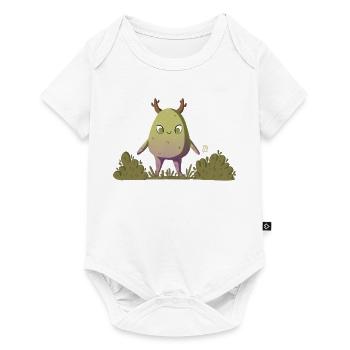 Mossy Forest Creature/Nature Creature - Baby Premium short-sleeve bodysuit - white - Front