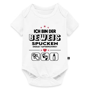 Beweis Spucken Sabbern Babylatz Baby Säugling - Baby Premium Kurzarmbody - Weiß - Vorne