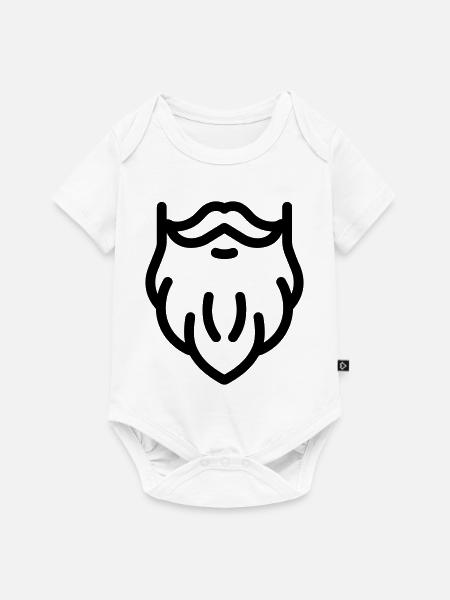 Beard - Baby Premium Kurzarmbody - Weiß