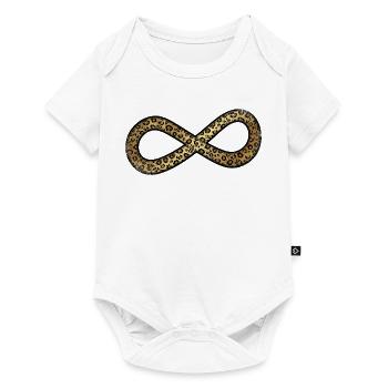 Motif Léopard Infini - Body à manches courtes Premium Bébé - blanc - Devant