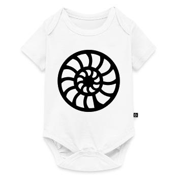 fossil - Baby Premium short-sleeve bodysuit - white - Front