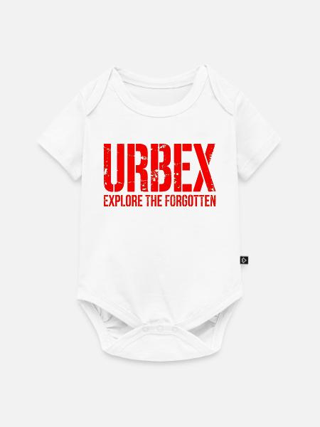 Urbex erforsche das Vergessene - Baby Premium Kurzarmbody - Weiß