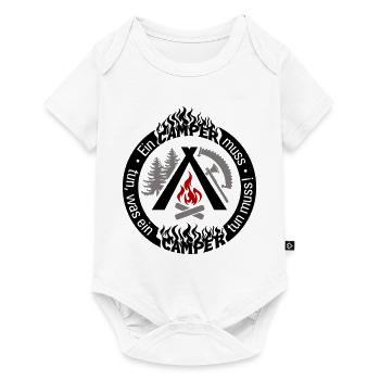 Camper funny saying 3-color individual config - Baby Premium short-sleeve bodysuit - white - Front