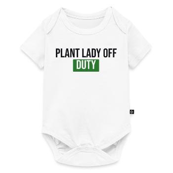 Plante En Dehors du Service - Don des Plantes - Body à manches courtes Premium Bébé - blanc - Devant