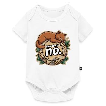Bkh cannelle non - Body à manches courtes Premium Bébé - blanc - Devant