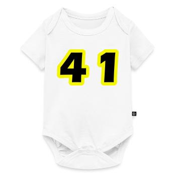 41 Number symbol - Baby Premium short-sleeve bodysuit - white - Front