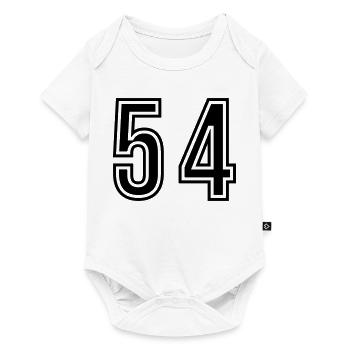 54 Number Symbol - Baby Premium short-sleeve bodysuit - white - Front