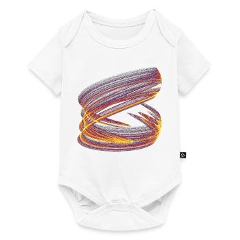 Vortex de Lumière du Chaos – Attracteur Étrange - Body à manches courtes Premium Bébé - blanc - Devant