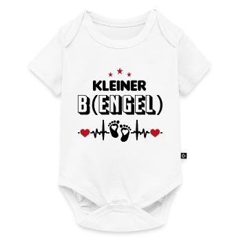 Kleiner Bengel Engel Baby Sprüche - Baby Premium Kurzarmbody - Weiß - Vorne