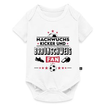 Braunschweig Fußball Nachwuchs Neuzugang Baby  - Baby Premium Kurzarmbody - Weiß - Vorne