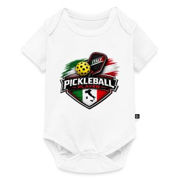 Pickleball ITALY - Baby Premium short-sleeve bodysuit - white - Front