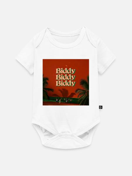 Biddy Biddy Biddy von Mark Noone - Baby Premium Kurzarmbody - Weiß