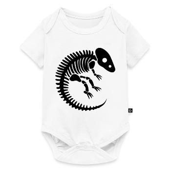 Prehistoric Dinosaur Fossil Bone - Baby Premium short-sleeve bodysuit - white - Front