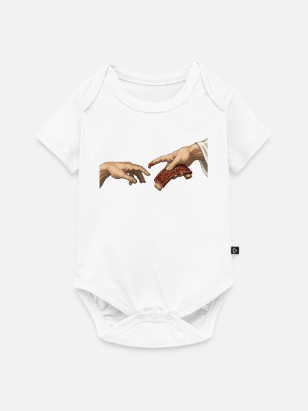 BBQ-Rippchen – Die Kreation – Lustiges Barbecue - Baby Premium Kurzarmbody - Weiß
