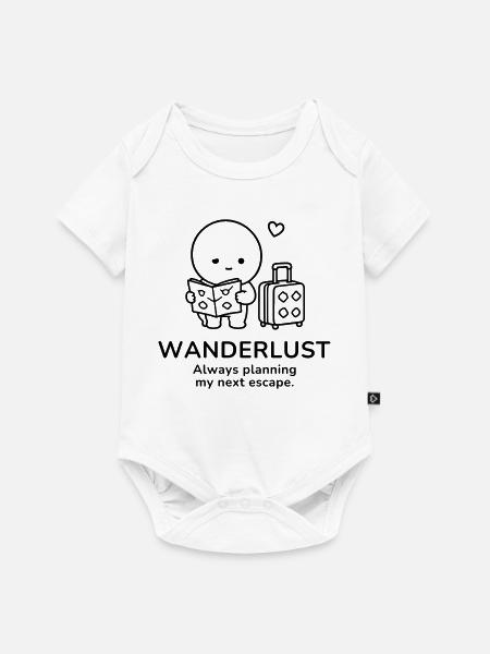 Wanderlust – Always Planning My Next Escape - Baby Premium Kurzarmbody - Weiß