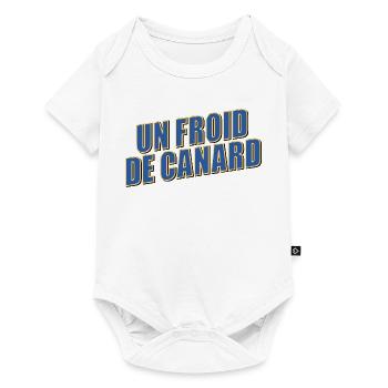 Hiver Froid Canard - Body à manches courtes Premium Bébé - blanc - Devant