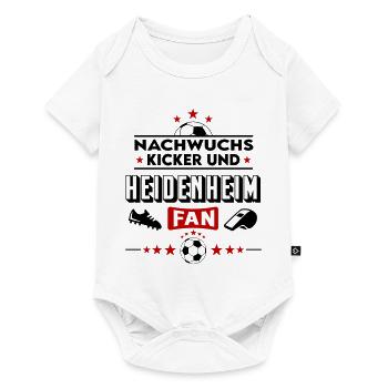 Heidenheim Fußball Nachwuchs Neuzugang Baby Kind - Baby Premium Kurzarmbody - Weiß - Vorne