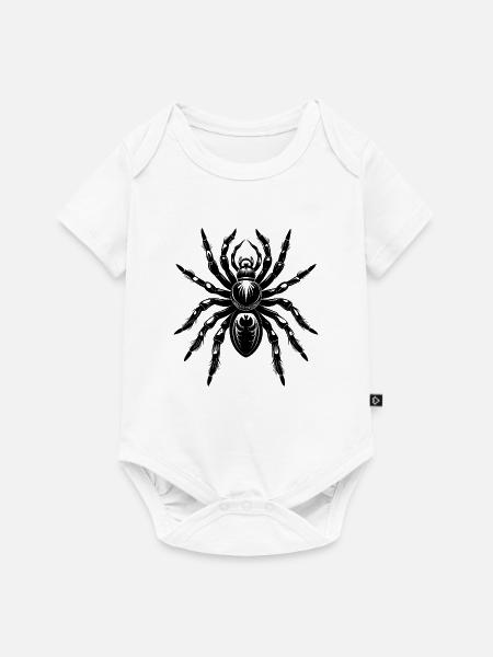 Vogelspinne - Baby Premium Kurzarmbody - Weiß
