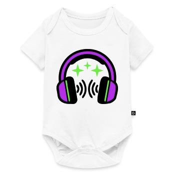 Icône Stars du casque - Body à manches courtes Premium Bébé - blanc - Devant