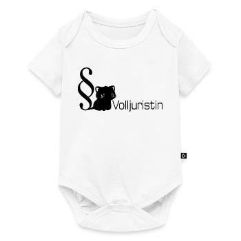 Jura Katze Volljuristin - Baby Premium Kurzarmbody - Weiß - Vorne