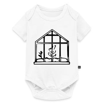 Greenhouse Garden Gardener Gift - Baby Premium short-sleeve bodysuit - white - Front