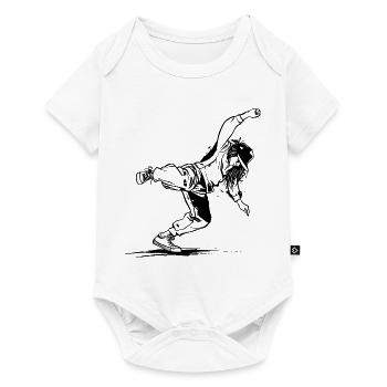 Breakdancers - Body à manches courtes Premium Bébé - blanc - Devant