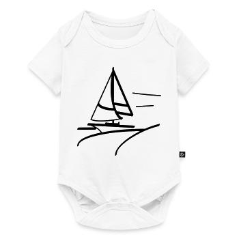 Voilier rapide - Body à manches courtes Premium Bébé - blanc - Devant