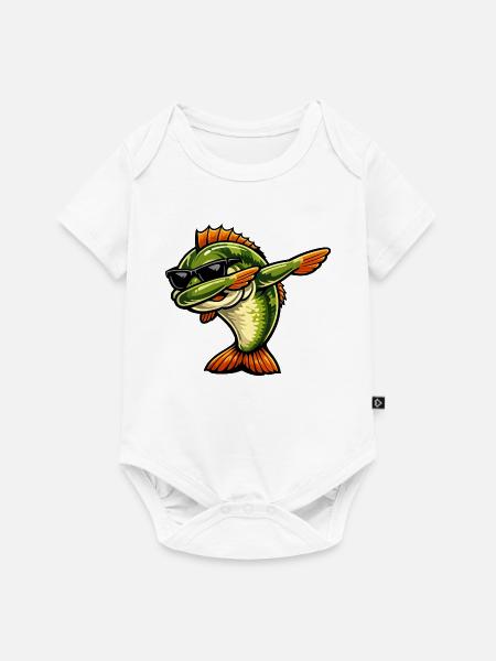 Dabbing Barsch - Baby Premium Kurzarmbody - Weiß