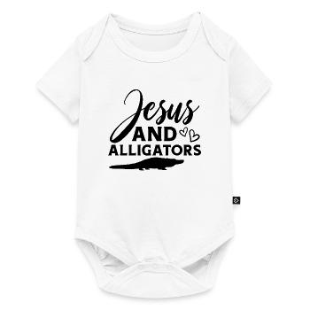 Alligators de Jésus - Body à manches courtes Premium Bébé - blanc - Devant
