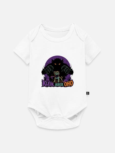 Monster-Wache - Baby Premium Kurzarmbody - Weiß